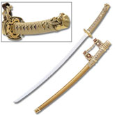 Ceremonial Samurai Sword-Gold