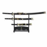 Full Tang Samurai 3-Piece Sword Set