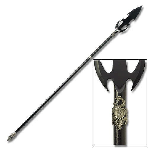 6ft Black Dragon Spear